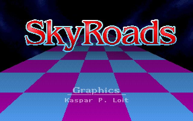 DOS老游戏★太空飞车(SKYROADS) 英文版 集成DOSBOX 支持win7 （百度云盘下载）