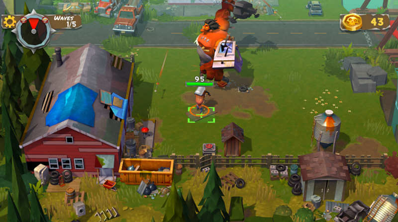 僵尸末世生存survivalz官方中文版上帝视角的动作射击游戏