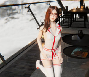 雪山别墅与三个妹子的假期 v1.55 官方中文版 剧情SLG游戏 4.2G